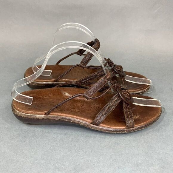 Born Women's Size 8 Leather Strapped Sandals - Picture 1 of 11